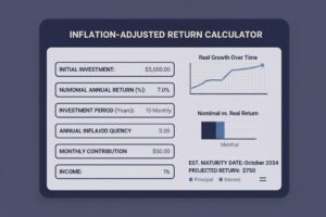 Inflation Adjusted Return Calculator