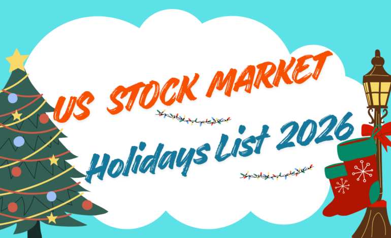  US stock market holidays list 2026